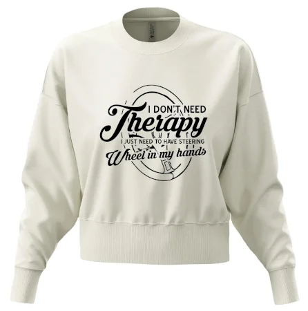 Okrúhly nápis -  I don't need therapy wheel in my hands
