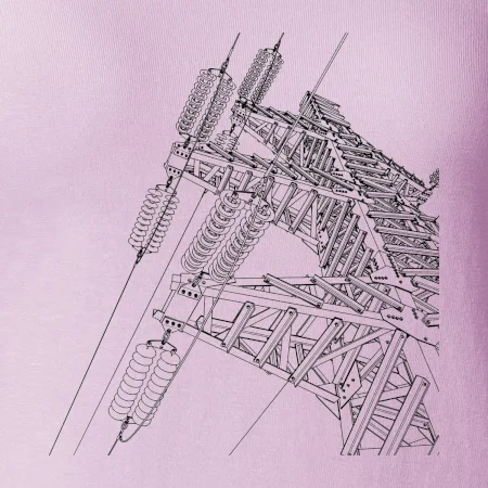 Nákres stožiara vysokého napätia