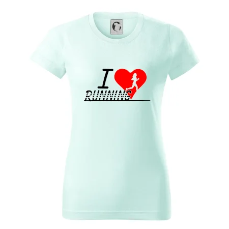 I love running dievča