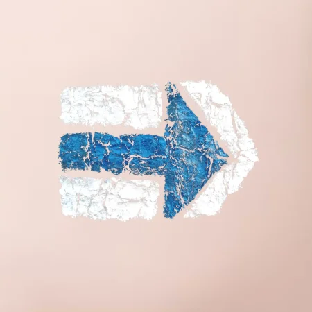 Párová turistická značka modrá