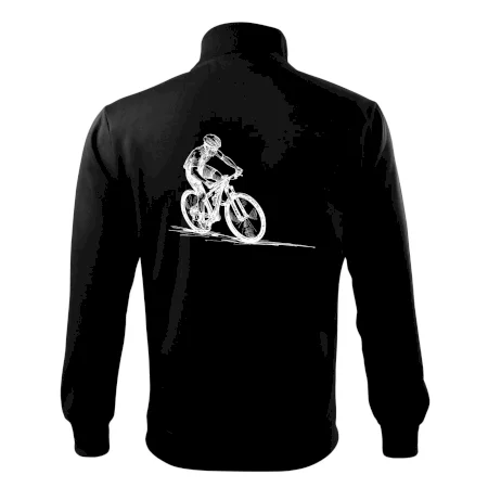 MTB kreslený cyklista