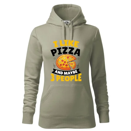 I like pizza and maybe 3 people