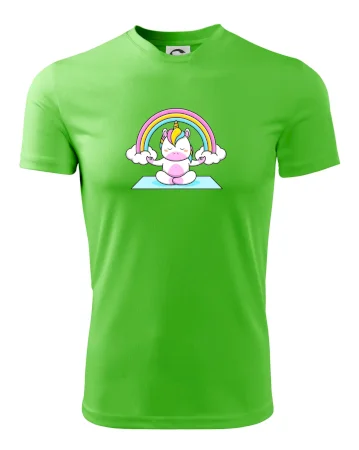 Yoga jednorožec - dúha