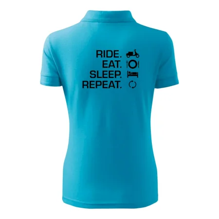 Ride Eat Sleep Repeat moto skúter