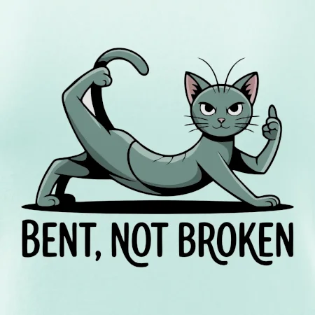 Bent, not broken zelená kočka