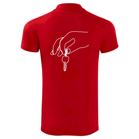 Kľúče a ruka jedným ťahom