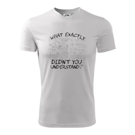 What exactly didn't you understand - physics