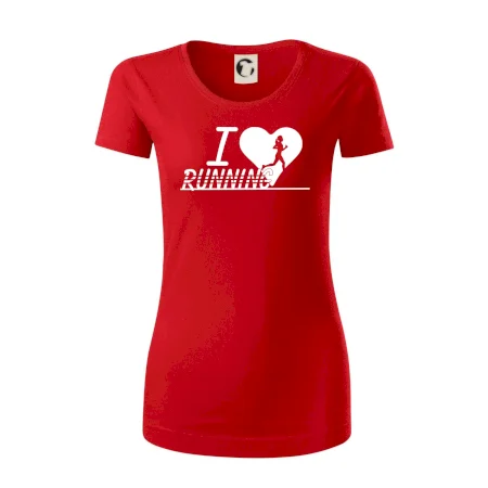 I love running dievča