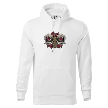 Hlava barana s ružami