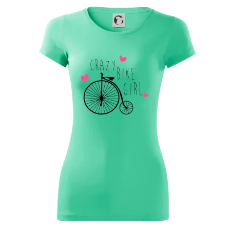 Crazy bike girl