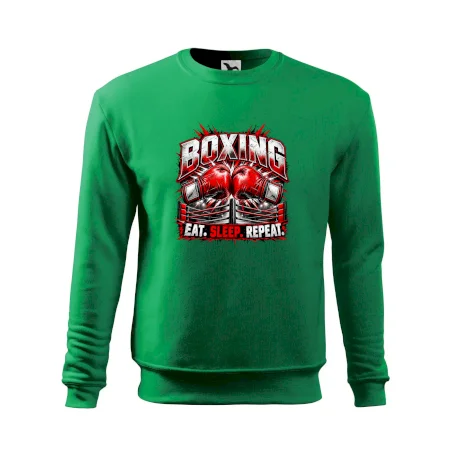 Boxerské rukavice v ringu eat sleep repeat