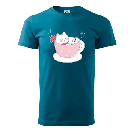 Vianočná mačka v hrnčeku