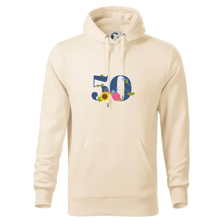 Kvetinové číslo kreslené - 50