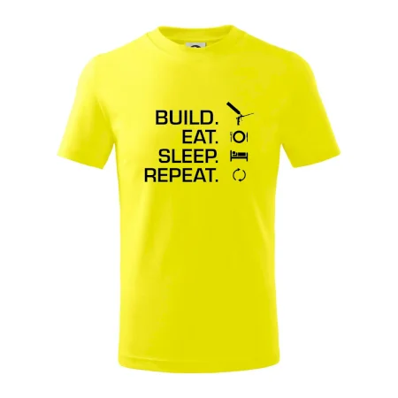 Build eat sleep repeat - montážna pena