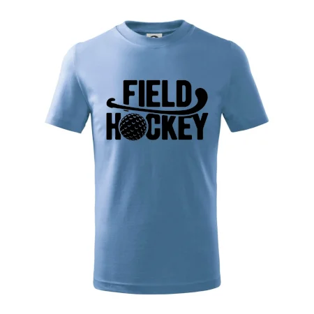 Field hockey loptička a nápis