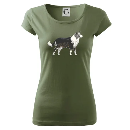 Border kólia kreslená