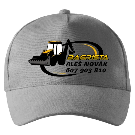 Bagrista v kruhu - vlastný nápis