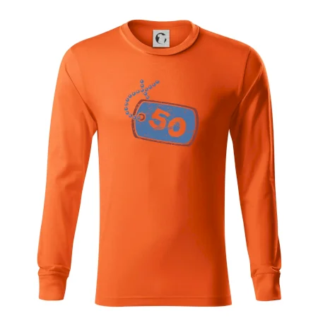 50 na krku štítok