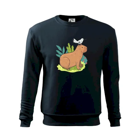 Kapybara a vtáčik