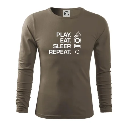 Play Eat Sleep Repeat badminton