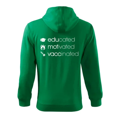 Educated motivated vaccinated