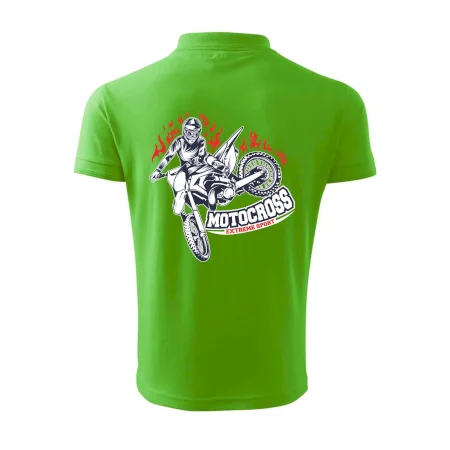 Motocross extreme sport fire