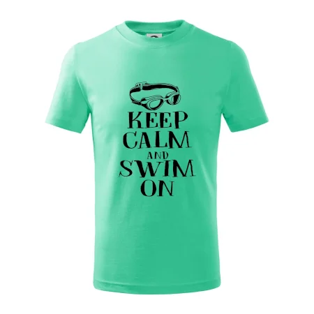 Keep calm and swim on