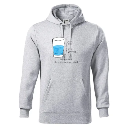 Technically, the glass is always full
