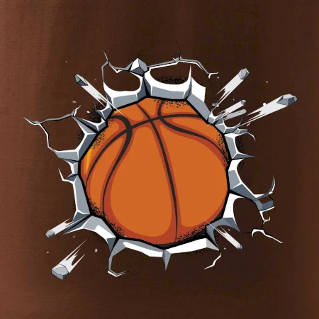 Basketbal lopta v triku