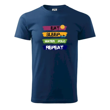 Eat sleep watter polo farebné