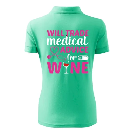 Will trade medical advice for wine