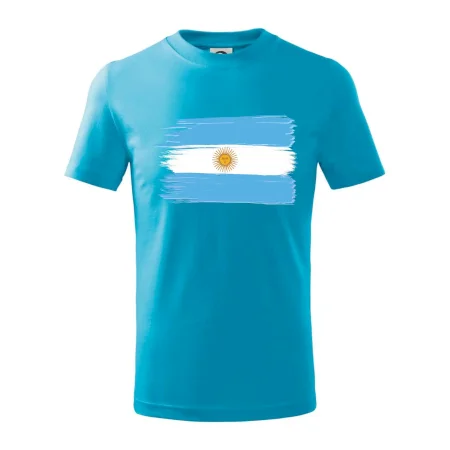Argentína vlajka kreslená štetkou