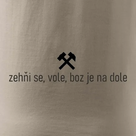 Zehňi se, vole, boz je na dole