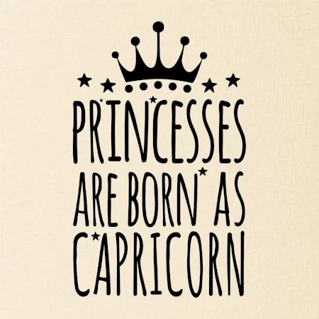 Princesses are born as Capricorn - Kozorožec