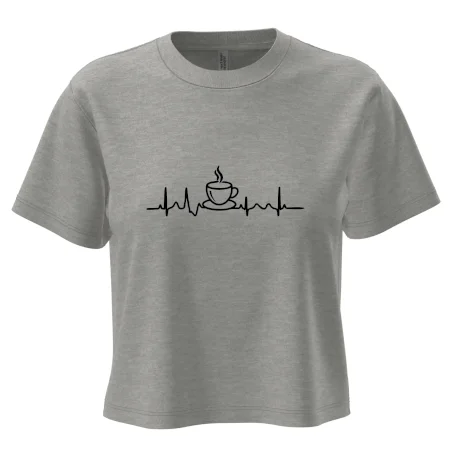 EKG hrnček kávy
