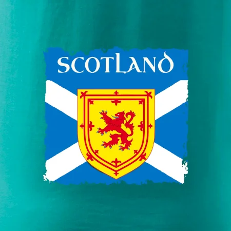 Škótska vlajka s erbom leva