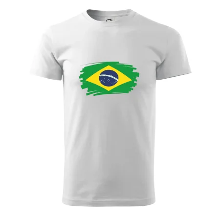 Brazília vlajka štetkou