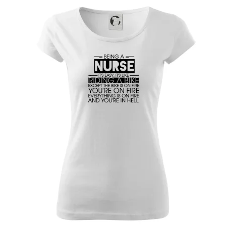 Being a nurse - bike