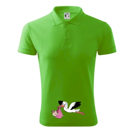 Bocian a bábätko - dievča (Hana-creative)