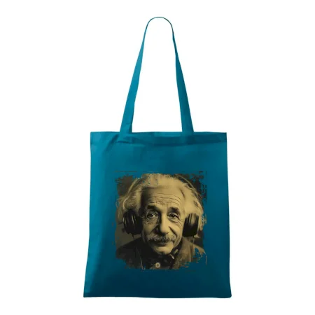 Albert Einstein so slúchadlami