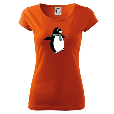 Tučniak so zeleným šálom