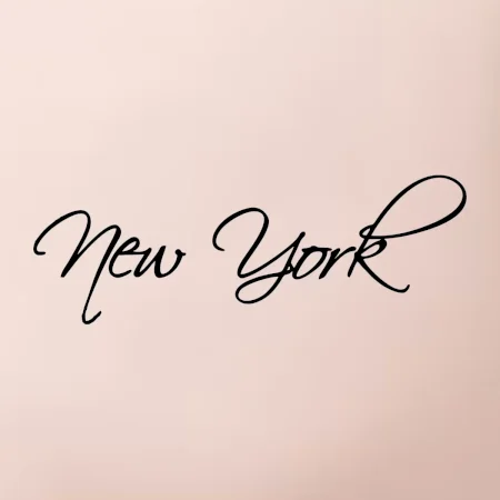 New York nápis písacím