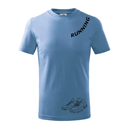 Running nápis šikmo