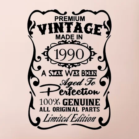 Vintage Etiketa - 1990
