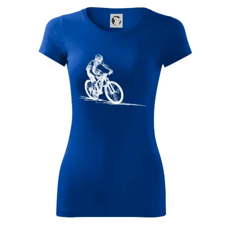 MTB kreslený cyklista