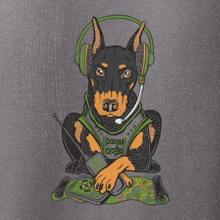 Bojový doberman (Pecka design)