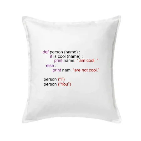 Python I am cool, You are not cool