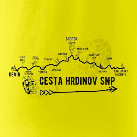 Profil Cesta hrdinov SNP - Obracene Devin - Dukliansky priesmyk