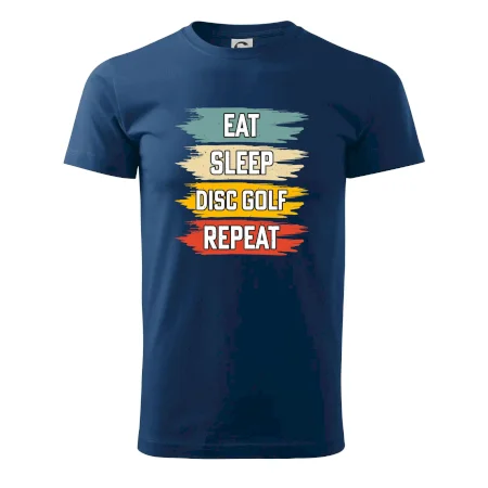Disc Golf eat sleep barevné