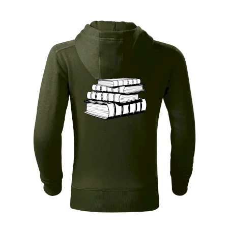 Knihy čiernobiele na sebe